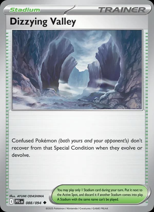 Dizzying Valley card in English