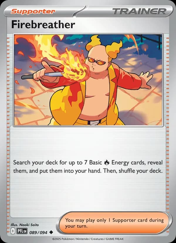 Firebreather card in English