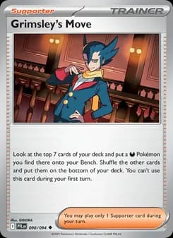 Grimsley's Move card in English