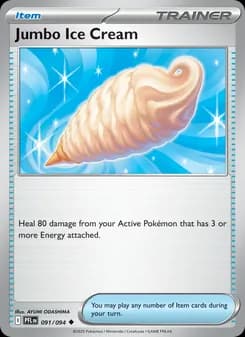 Jumbo Ice Cream card in English