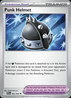 Punk Helmet card in English