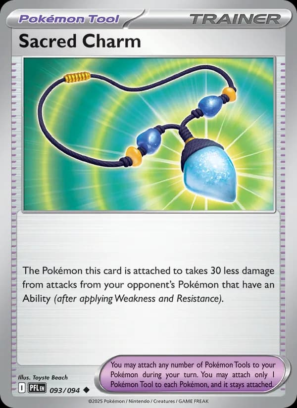 Sacred Charm card in English