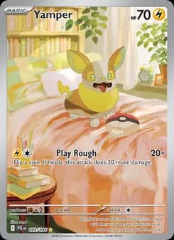 Yamper card in English