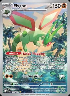 Flygon card in English