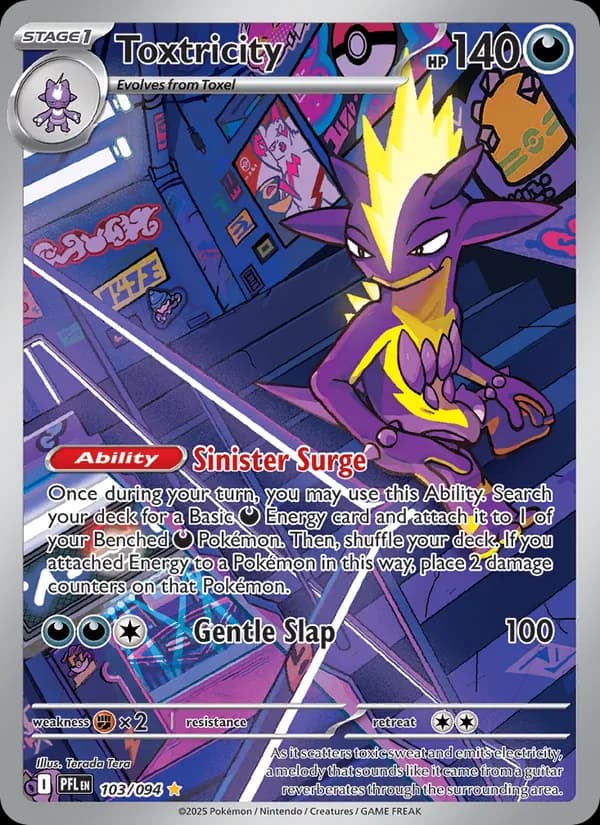Toxtricity card in English