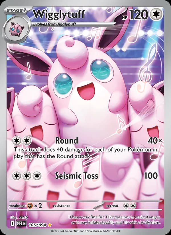 Wigglytuff card in English