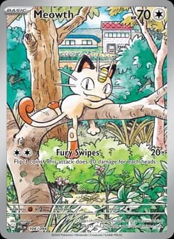 Meowth card in English