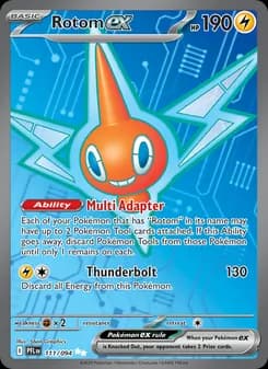 Rotom ex card in English