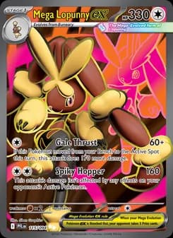 Mega Lopunny ex card in English