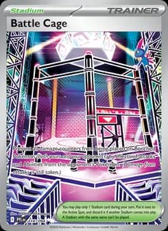 Battle Cage card in English