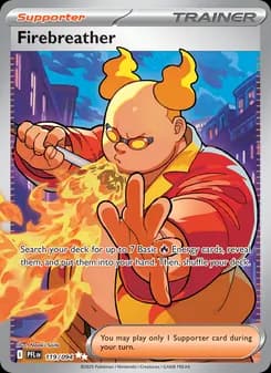 Firebreather card in English