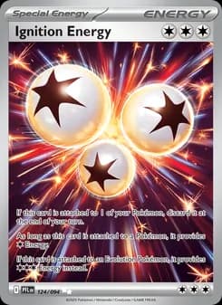 Ignition Energy card in English