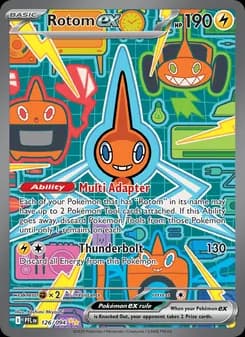 Rotom ex card in English