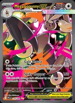 Mega Lopunny ex card in English