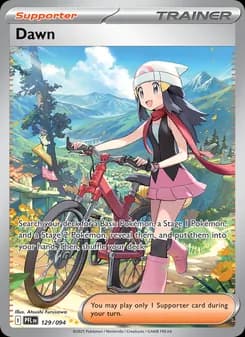 Dawn card in English