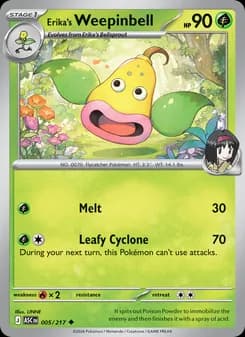 Erika's Weepinbell card in English
