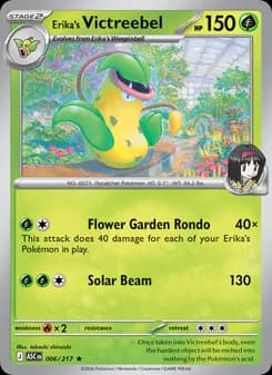 Erika's Victreebel card in English