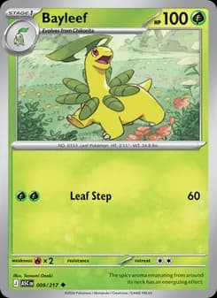 Bayleef card in English