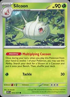 Silcoon card in English