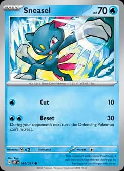 Sneasel card in English