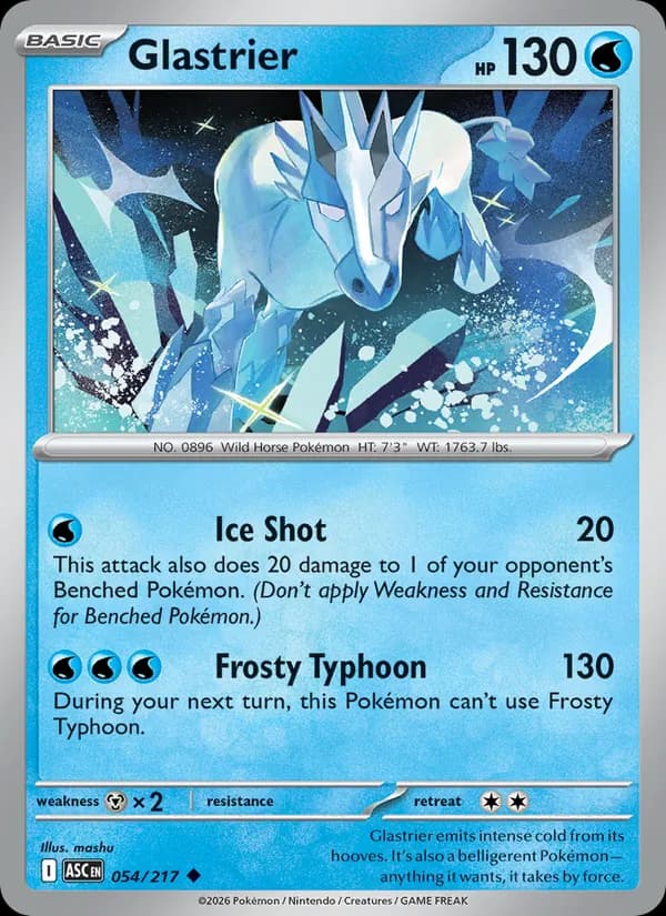 Glastrier card in English