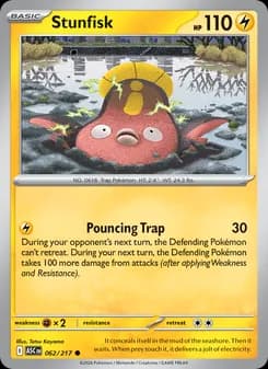Stunfisk card in English