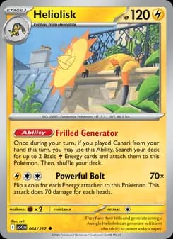 Heliolisk card in English