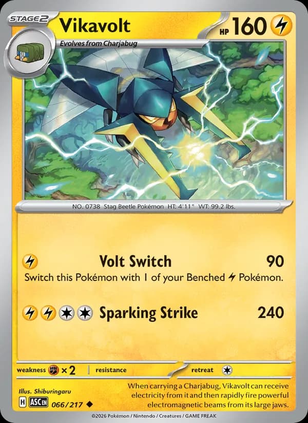Vikavolt card in English