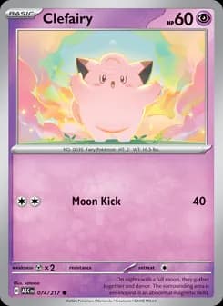 Clefairy card in English