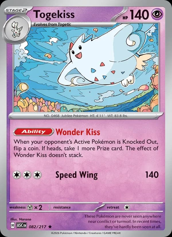 Togekiss card in English