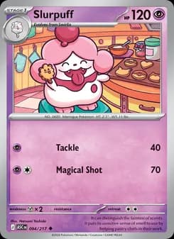 Slurpuff card in English