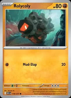 Rolycoly card in English