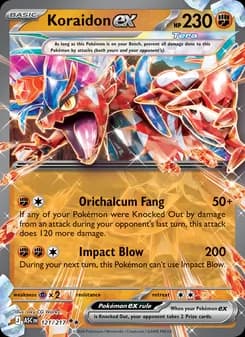 Koraidon ex card in English