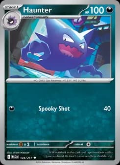 Haunter card in English