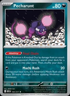 Pecharunt card in English