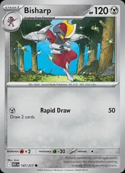 Bisharp card in English