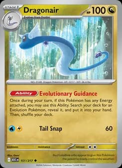 Dragonair card in English