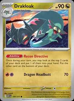 Drakloak card in English