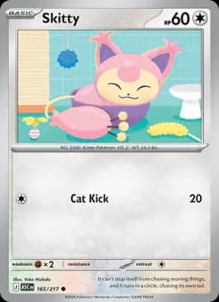 Skitty card in English