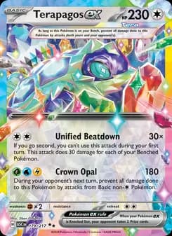 Terapagos ex card in English