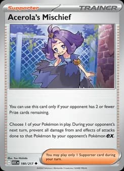 Acerola's Mischief card in English