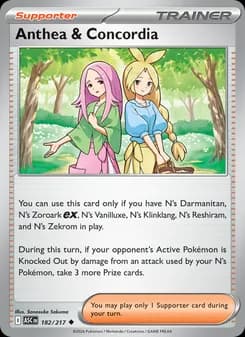 Anthea & Concordia card in English