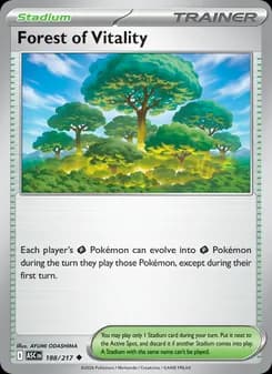 Forest of Vitality card in English