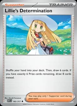 Lillie's Determination card in English