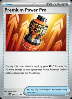 Premium Power Pro card in English