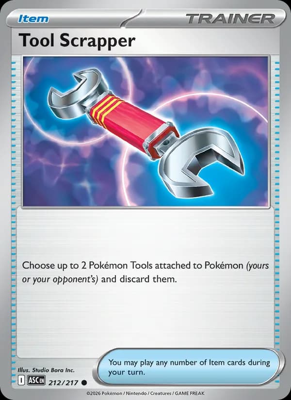 Tool Scrapper card in English
