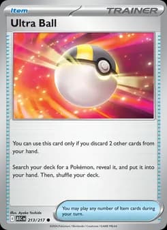 Ultra Ball card in English