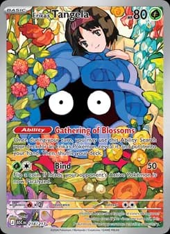 Erika's Tangela card in English