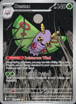 Dustox card in English