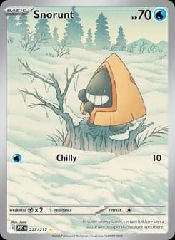 Snorunt card in English